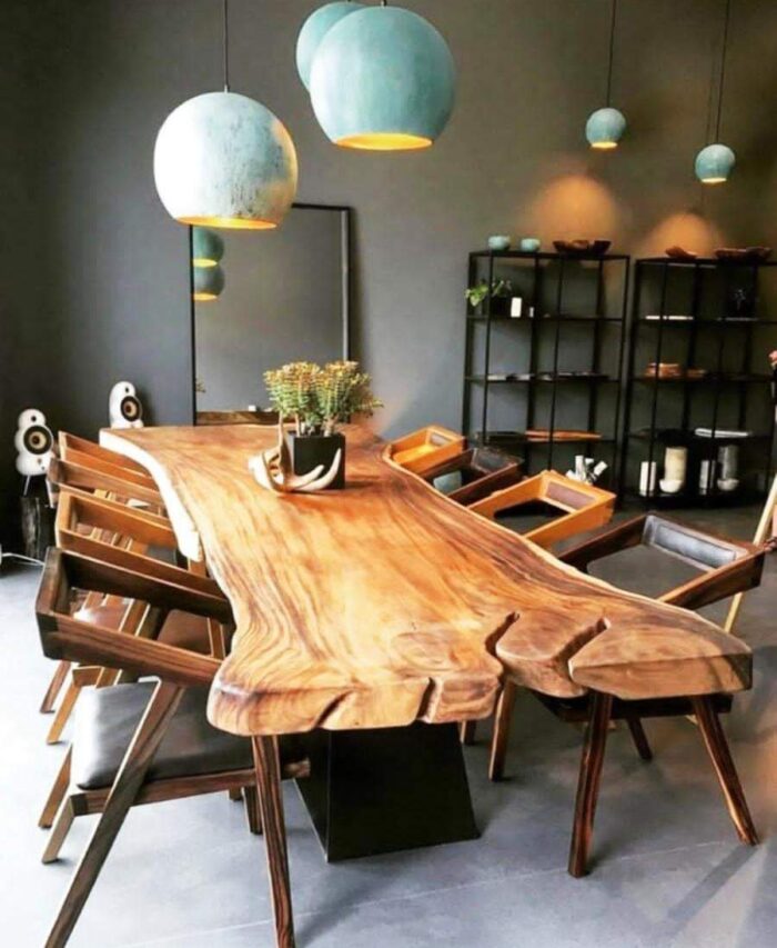 8 Seater Live Edge Dining Table