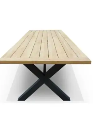 8 Seater X Design Table