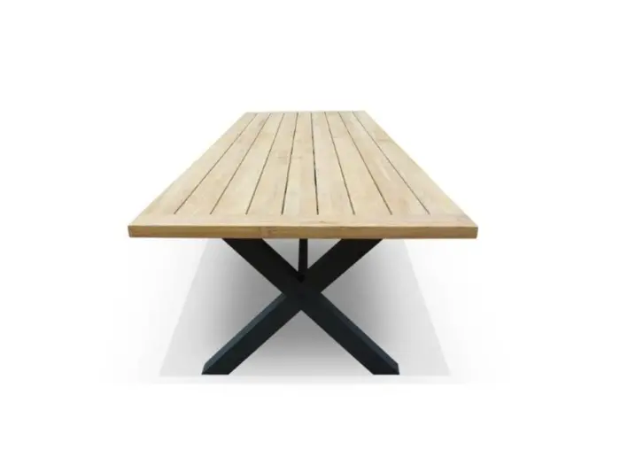 8 Seater X Design Table