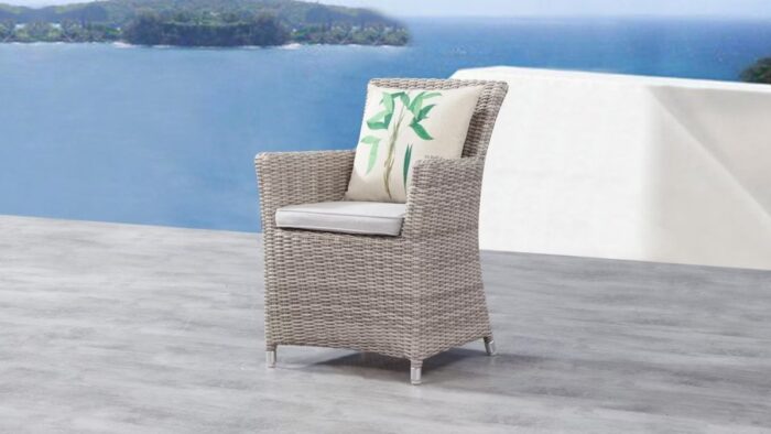 ID8212 savannah outdoor wicker dining chair set of 2