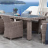 Savannah 6 seater Synthetic Cane dinning set