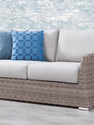 Savannah Outdoor 2 Seater Sythetic Cane Sofa 1