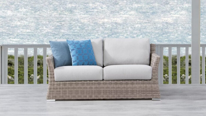 Savannah Outdoor 2 Seater Sythetic Cane couch