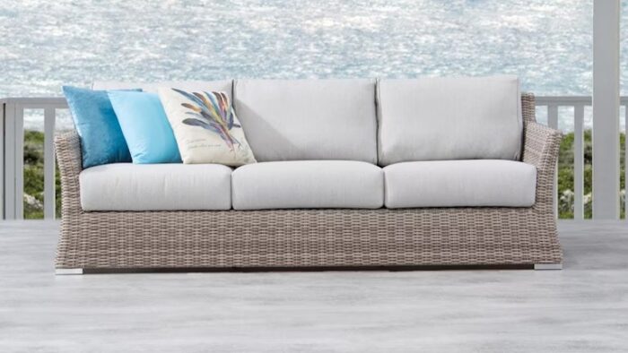 Savannah Outdoor Synthetic Cane 3 Seater sofa