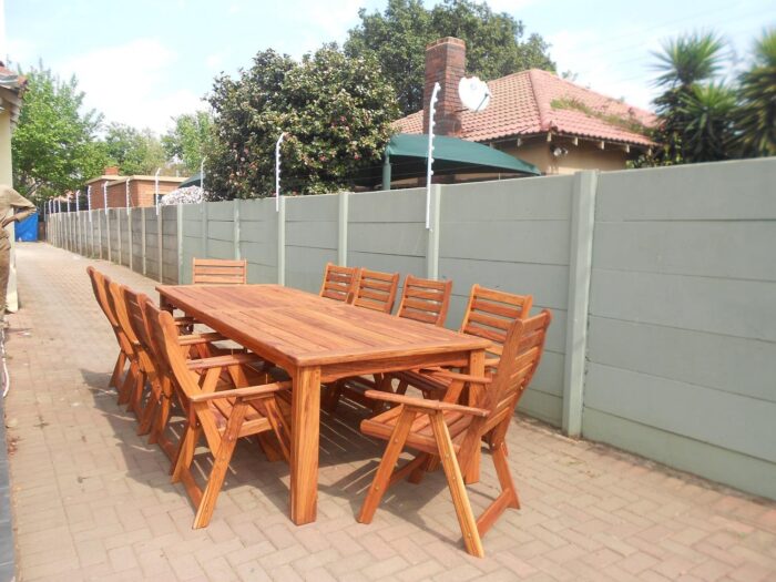 Teak 10 seater Rectangular Set 2