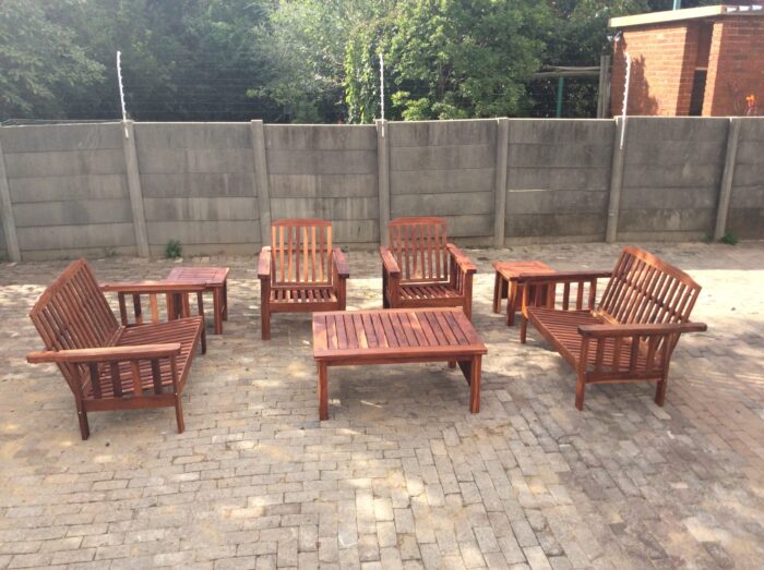 Teak 7 Piece Morris Adjustable Set No Cushions scaled 1