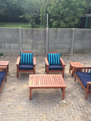 Teak 7 Piece Morris Adjustable Set With Cushions scaled 1