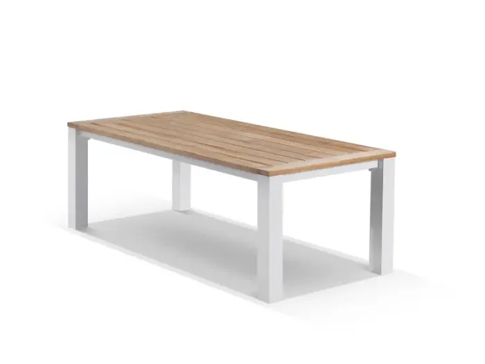 corfu dining 220 table white