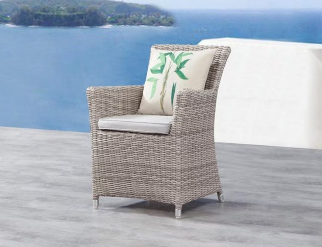 ID8212 savannah outdoor wicker dining chair set of 2