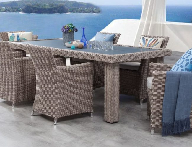 Savannah 6 seater Synthetic Cane dinning set